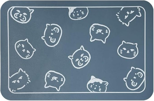 YCT Cat Food Mat, Cat Mat for Food and Water, Pet Feeding Mat, Non-Slip Super by YCT
