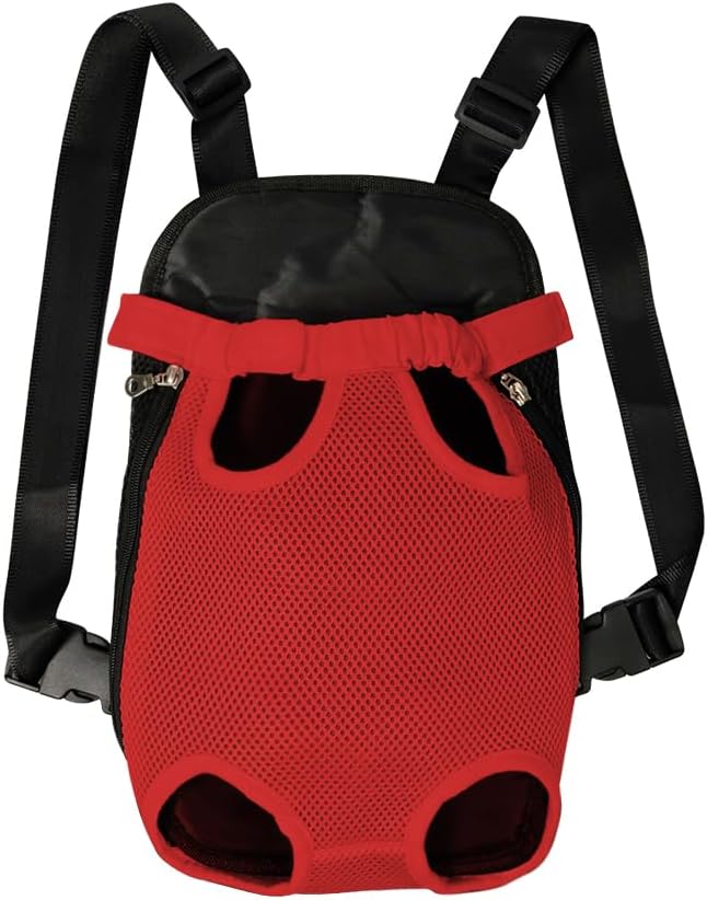FEimaX Dog Carrier Backpack Pet Legs Out Front Cat Travel Bag, Adjustable Puppy - Image 2