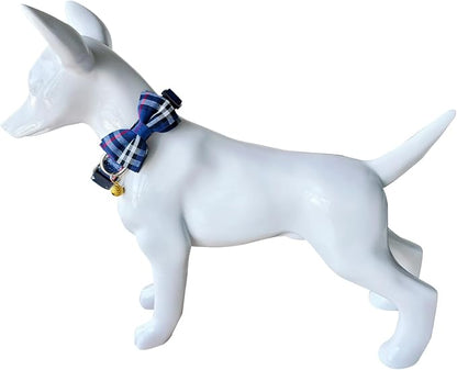 Yizepet Dog Collar and Leash Set-Plaid Puppy Collar - Image 4