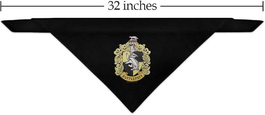 GRAPHICS & MORE Harry Potter Hufflepuff Painted Crest Dog Pet Bandana - Image 2