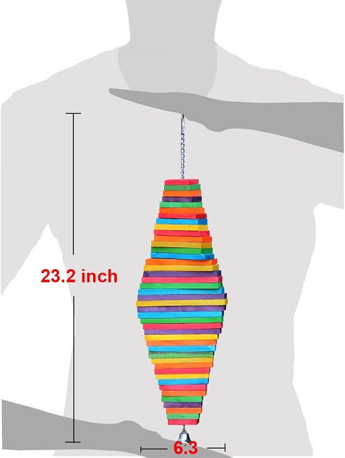 Bird Chewing Toy Large Medium Parrot Cage Bite Toys African Grey Macaws - Image 3