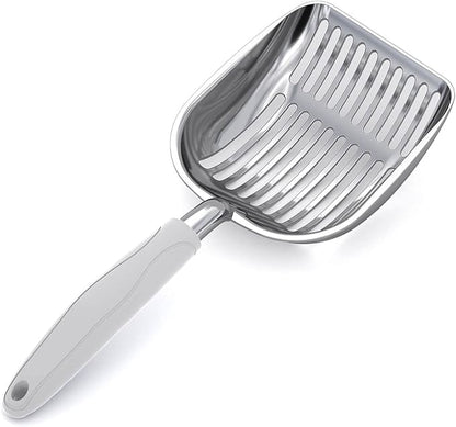 WePet Cat Litter Scoop, Aluminum Alloy Sifter, Kitty Metal Scooper, Deep Shovel by WePet