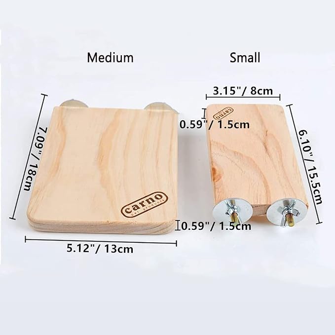 Litewoo Bird Wood Perch Platform Stand Shelf - Image 2