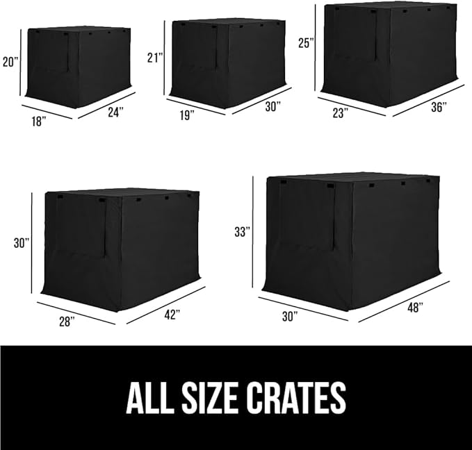 GORILLA GRIP Dog Crate Covers Compatible - Image 3