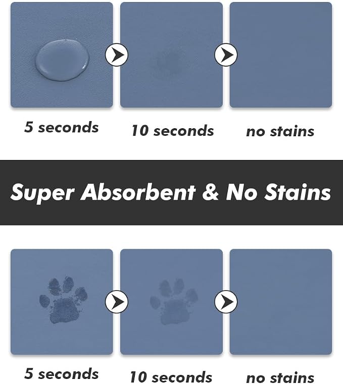 Absorbent Dog Food Mat-Dog Cat Mat - Image 2