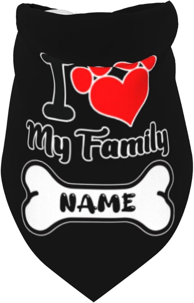 Custom Dog Bandana for Cat Dog Pet Add Your Design Personalized Neckwear - Image 6