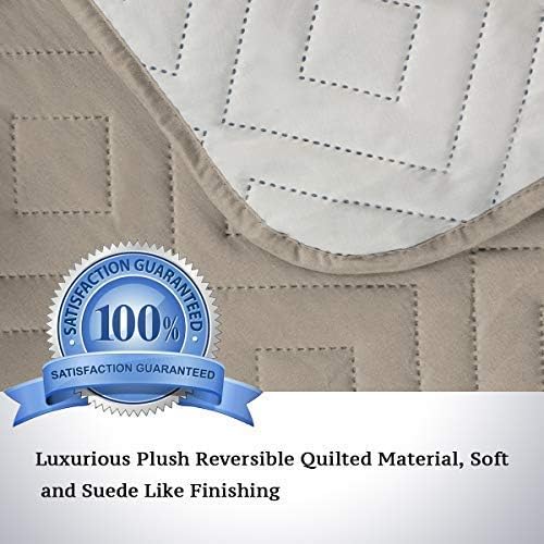 H.VERSAILTEX Reversible Chair Cover Furniture Protector Anti-Slip Couch Cover - Image 3