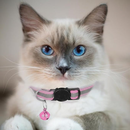 2 Pack Cat Collars Quick Release Reflective Kitten Collar - Image 3
