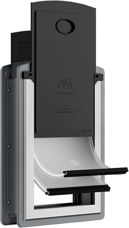 MAVRICFLEX Cat Door for Door, All-Stainless Steel Frame Cat Door by MAVRICFLEX