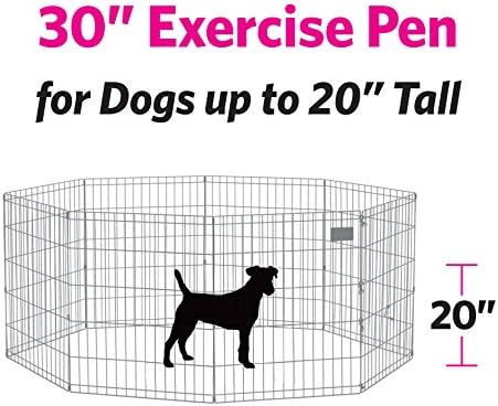 MidWest Homes for Pets Folding Metal Puppy / Dog Exercise Pen, Indoor/Outdoor - Image 4