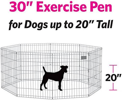 MidWest Homes for Pets Folding Metal Puppy / Dog Exercise Pen, Indoor/Outdoor - Image 4