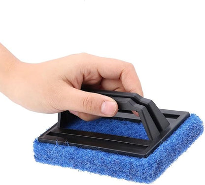 5.7inch Aquarium Scraper Plastic Brush No Dead Angles Design Glass Cleaner Tool - Image 4