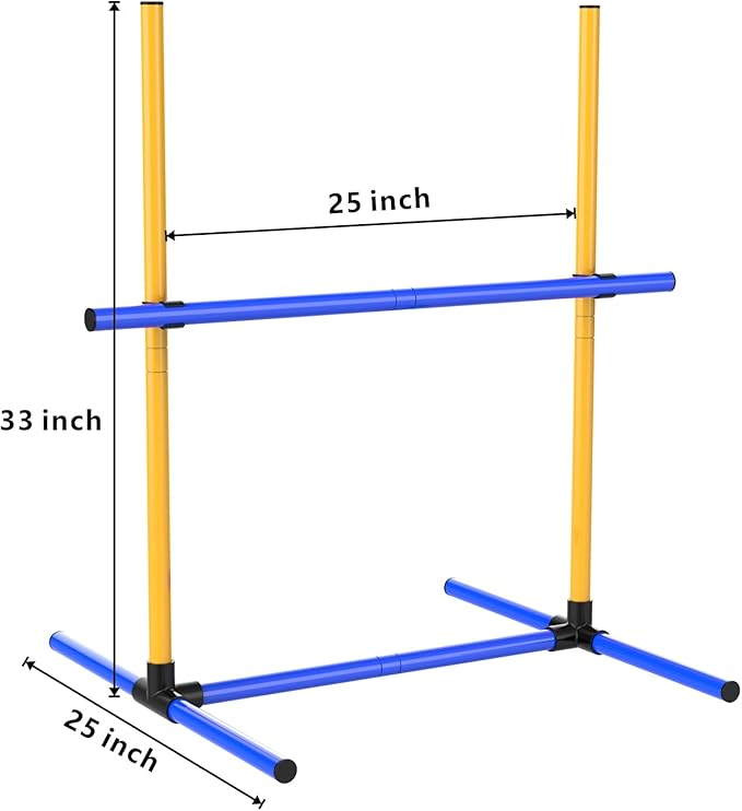 Adjustable Dog Agility Jump Set – Training Hurdles - Image 3
