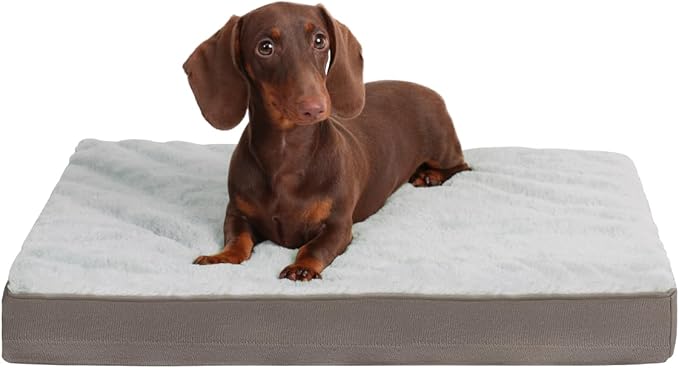 KSIIA Orthopedic Dog Bed, Egg Crate Foam Pet Mat by KSIIAPetProducts