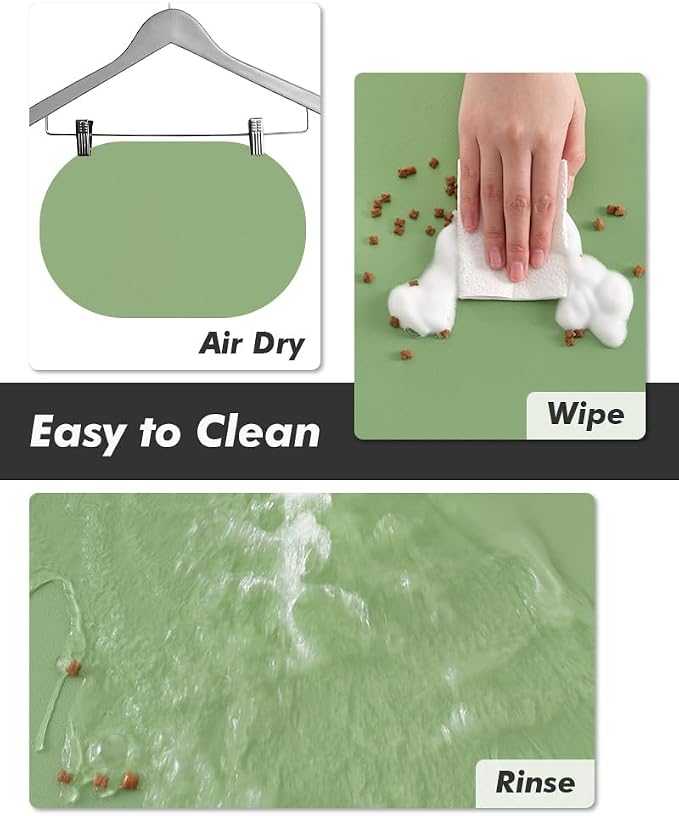 Absorbent Dog Food Mat-Dog Cat Mat - Image 4
