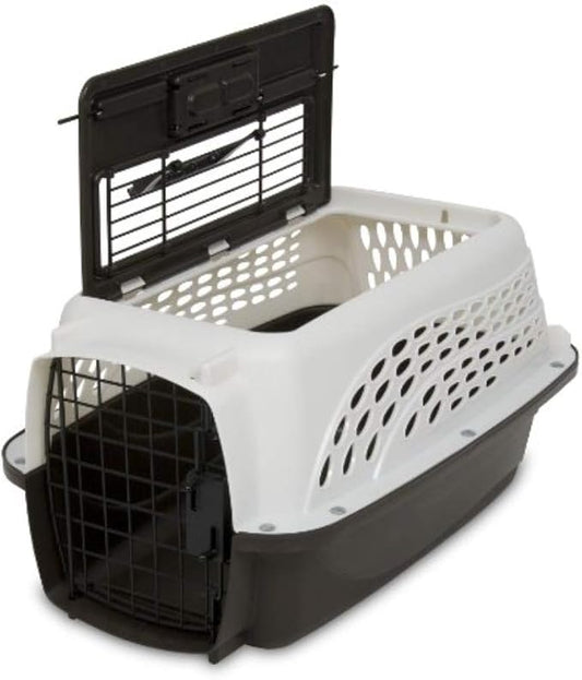 Petmate Dog Crates for Small Dogs & Cat Carriers, Two-Door Plastic Pet Kennel by Petmate