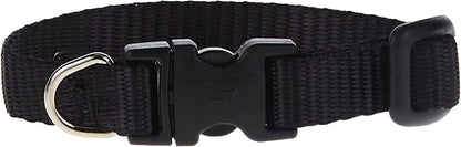 LupinePet Basics 1/2" Black 6-9" Adjustable Collar - Image 2