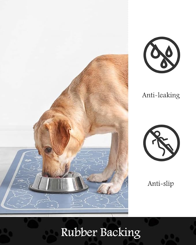 Pet Feeding Mat-Absorbent Dog Mat - Image 5