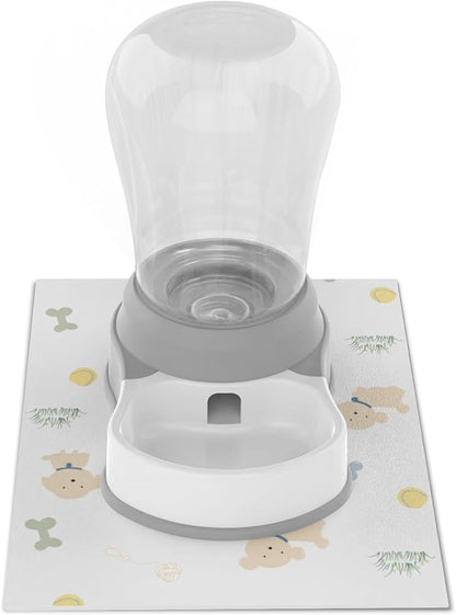 1.6 Gallon Automatic Dog Water Dispenser, Premium Large Capacity Gravity Pet by STALTWO