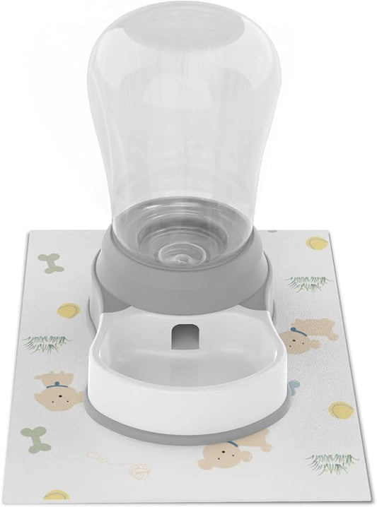 1.6 Gallon Automatic Dog Water Dispenser, Premium Large Capacity Gravity Pet by STALTWO