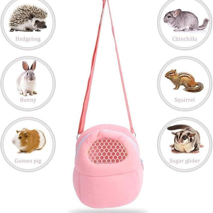 Pet Carrier Backpack for Small Animals, Travel Handbag for Cat, Guinea Pig - Image 3