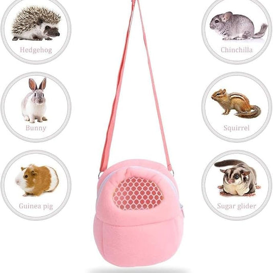 Pet Carrier Backpack for Small Animals, Travel Handbag for Cat, Guinea Pig - Image 2