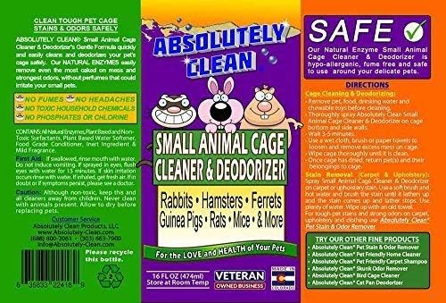 Amazing Small Animal Cage Cleaner, Just Spray/Wipe, Easily Removes Messes & - Image 3