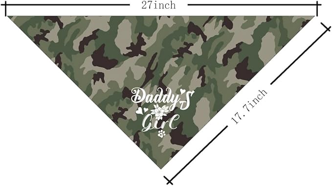 Dog Bandana, My Dad is My Hero, Dogs Scarf Classical Printing, Dogs Scarf - Image 2