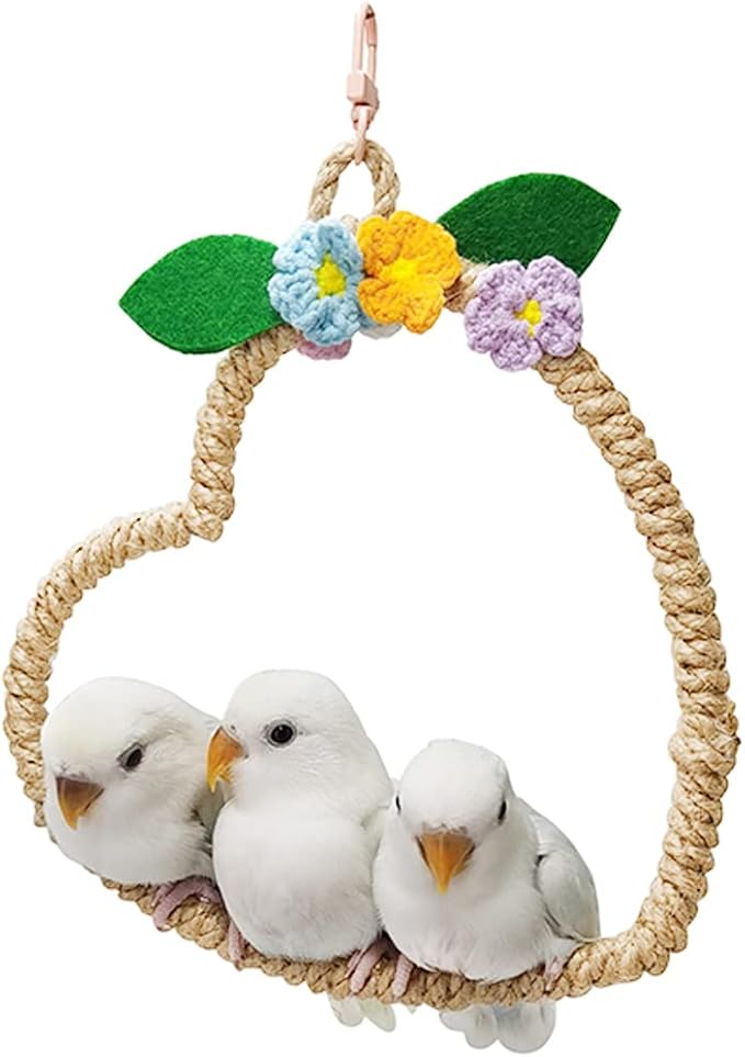 La La Pet® Bird Rope Swing by La+La+Pet
