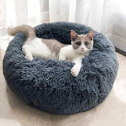 BODISEINT Modern Soft Plush Round Pet Bed - Image 2