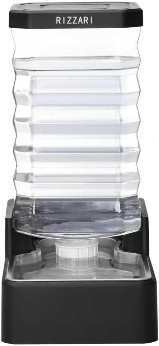 RIZZARI Stainless Steel Dog Water Dispenser : 10L Lagre Capacity Gravity Waterer by RIZZARI