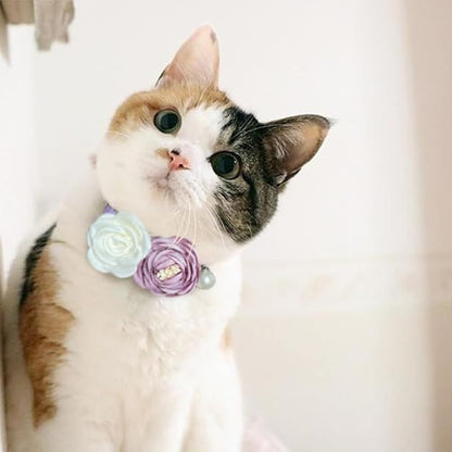 Fupo Purple Cat Collars for Girl Cats Breakaway Kitten Collar - Image 5