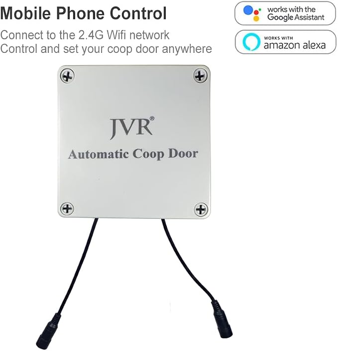JVR Automatic Chicken Coop Smart Door Compatible - Image 4