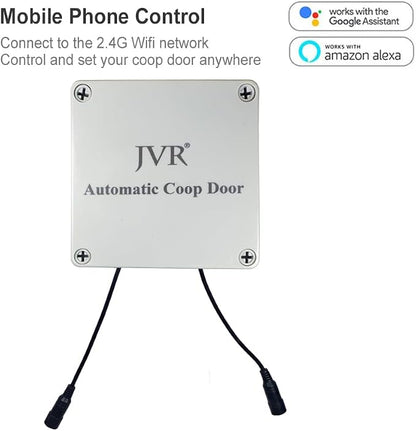 JVR Automatic Chicken Coop Smart Door Compatible - Image 4