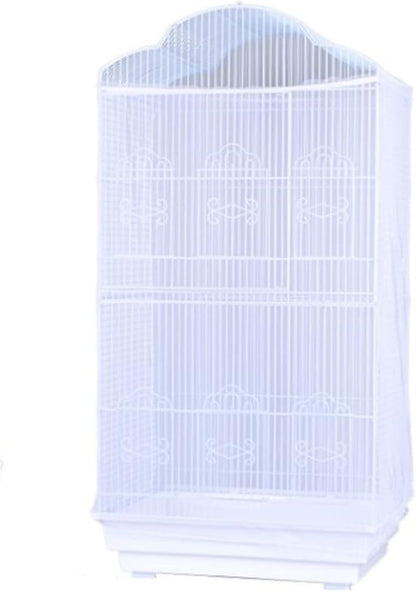 Bird Cage Seed Catcher, Large Airy Gauze Seeds Bird Cage Cover Guard Adjustable - Image 8