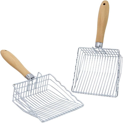 2 Pack Metal Cat Litter Scoops, Heavy-Duty Kitty Scooper by Unknown