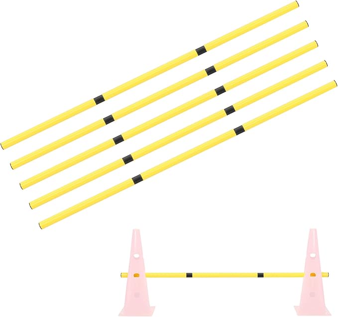 5 Pack Replacement Poles for Dog Agility Jumps Equipment Set, 41 Inches Long by Unknown