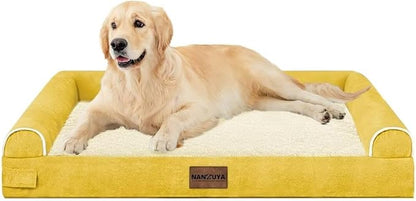 Large Dog Bed Orthopedic Washable: Beds Bolster XL Bed Medium Large Dogs Egg - Image 9