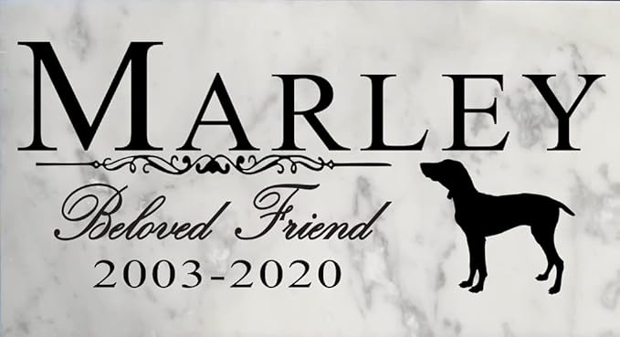 Broad Bay Dog Memorial Stone Personalized Marker Outdoor Garden Choose Your - Image 6
