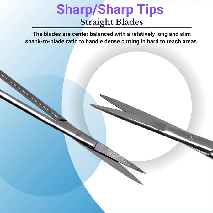 Aquarium Scissors Stainless Steel 12" Extra Long Water Grass Scissors - Image 4