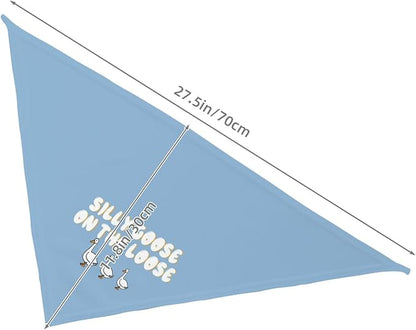 Silly Goose on The Loose Triangle Dog Bandana, Summer Bandana Funny Triangle - Image 6