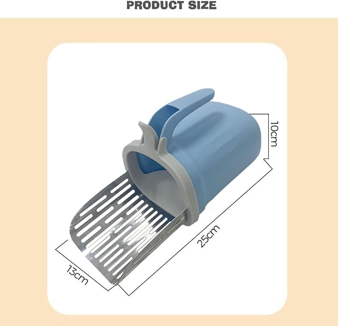 Cat Litter Scoop, Large Capacity Mess-Free Cat Litter Scooper - Image 6