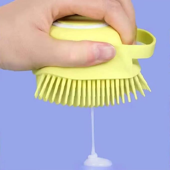 Pets Bath Brush | Scrubber for Bath | Dog Shampoo Brush | Dog Washing/Shower - Image 3