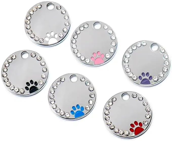 Personalized Dog/Cat Cute Paw Pet ID Tag - Image 5