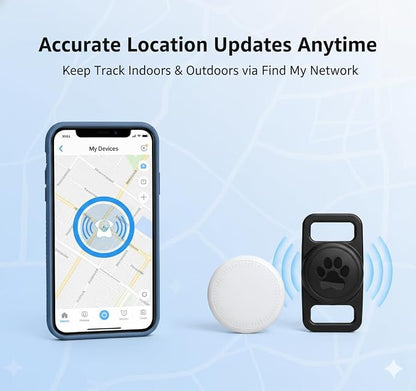 Smart Pet Location Tag with Holder – No Monthly Fee, Compatible with Apple Find - Image 6