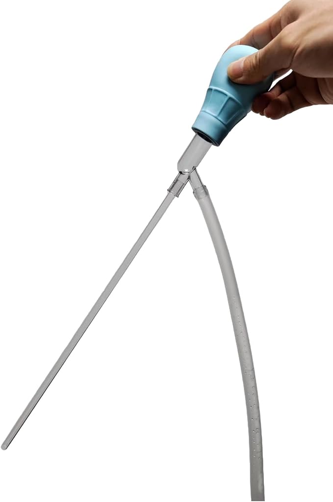 Aquarium Siphon Vacuum Cleaner for Fish Tank Maintenance and Water Change by XEOGUIYA