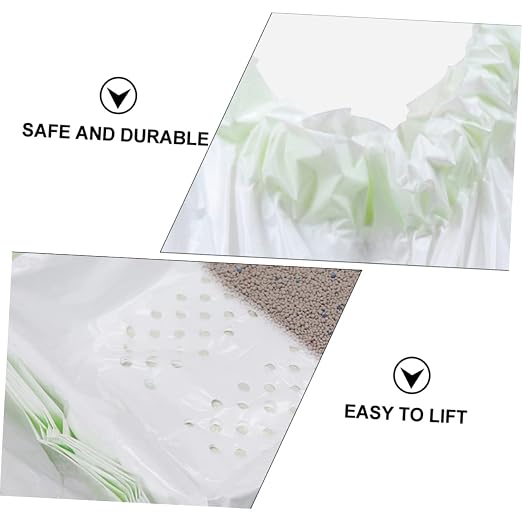 HANABASS 21pcs Cat Litter Filter Pouches Cat Waste Disposal Bags - Image 6