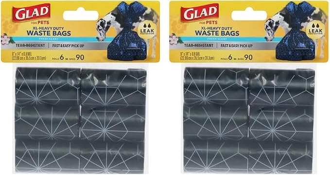 Glad Waste Bags, Fresh Scent, Extra Large | Heavy Duty | by GladTrashFoodStorage