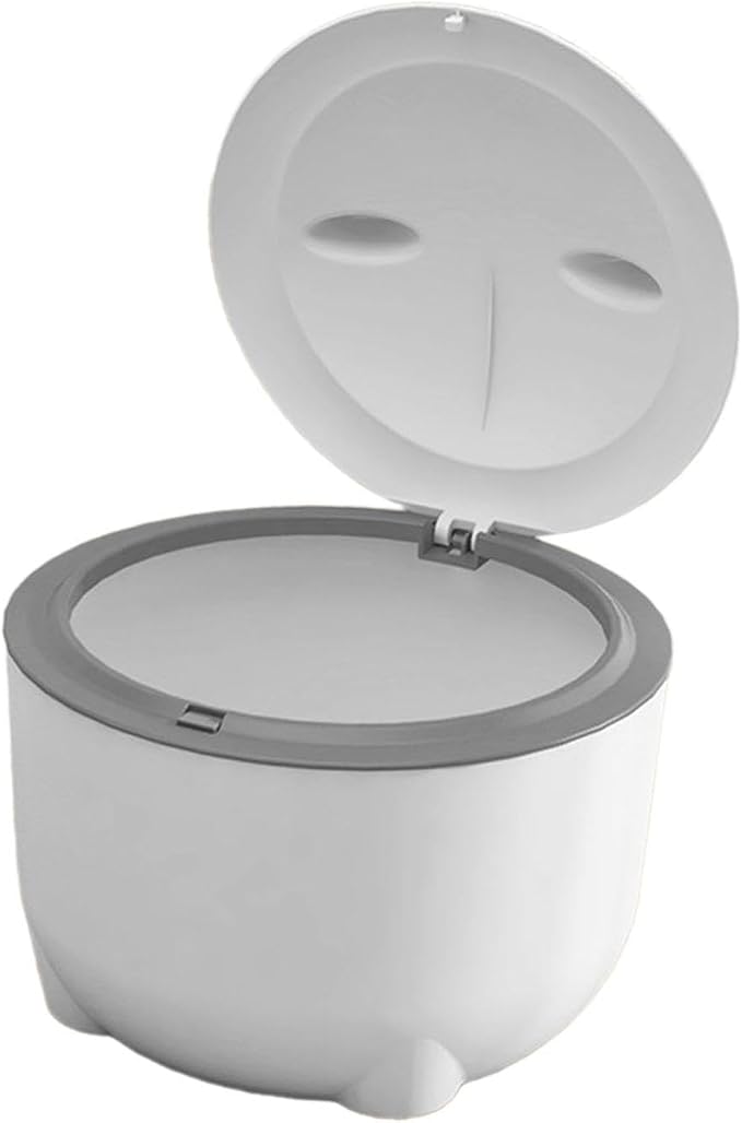 Cat Litter Trash Can with Lid Cat Litter Tray Kitten Potty, Dog Trash Can Cat by Gralara