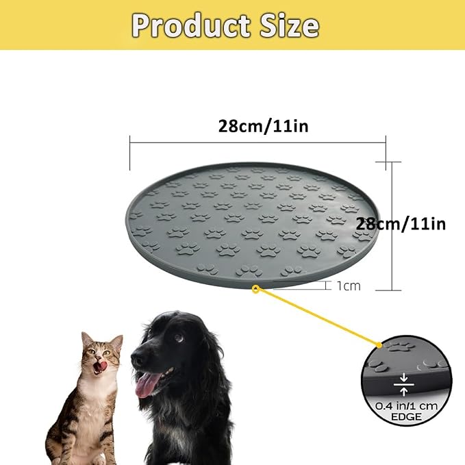 Dog Food Mats - Waterproof Silicone Dog Mat - Image 2